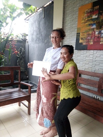 Reeva Bali Spa School Student